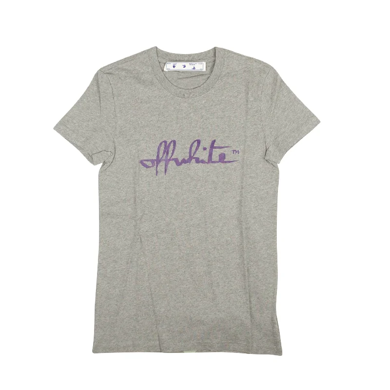 Gray Script 21 Casual T-Shirt