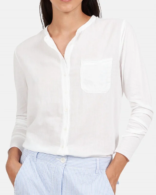 Tanay Knitted Shirt In White