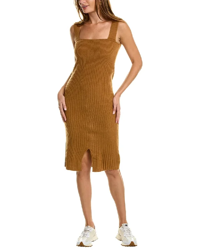 Magaschoni Ribbed Cashmere Tank Dress