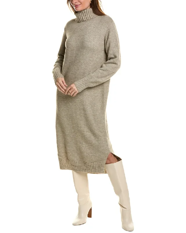 Anna Kay Drama Cashmere-Blend Sweaterdress