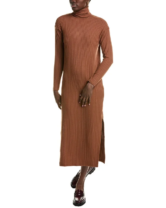 Enza Costa Turtleneck Sweaterdress